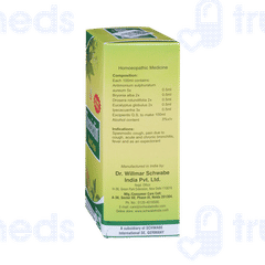 Dr Willmar Schwabe Tussistin Syrup 100ml