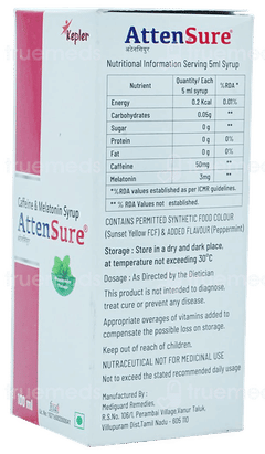 Attensure Peppermint Flavour Syrup 100Ml