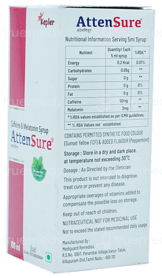 Attensure Peppermint Flavour Syrup 100Ml