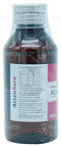 Attensure Peppermint Flavour Syrup 100Ml
