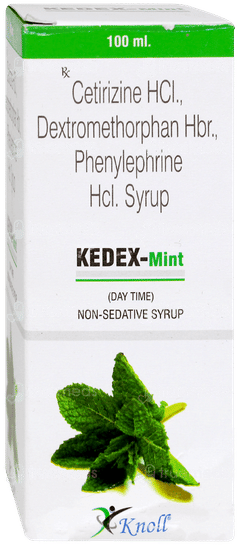 Kedex Mint Flavour Syrup 100ml