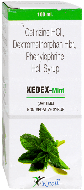 Kedex Mint Flavour Syrup 100ml