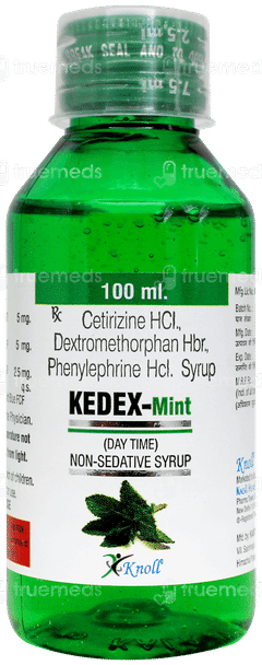 Kedex Mint Flavour Syrup 100ml