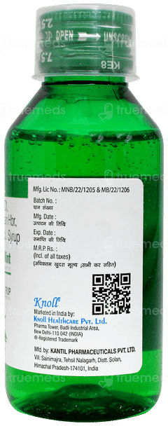 Kedex Mint Flavour Syrup 100ml