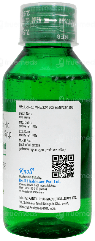 Kedex Mint Flavour Syrup 100ml