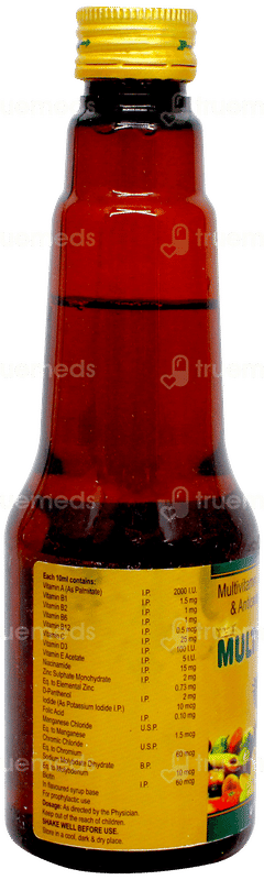 Multiprex Mix Fruit Flavour Syrup 225ml