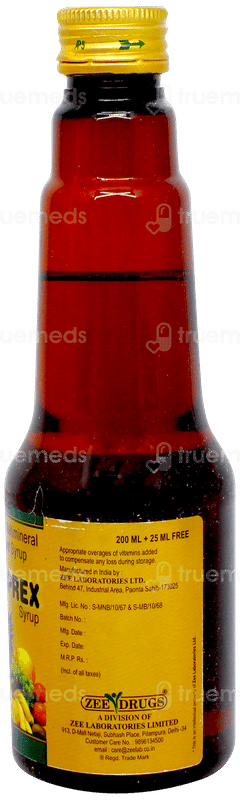 Multiprex Mix Fruit Flavour Syrup 225ml