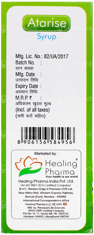 Atarise Syrup 100Ml