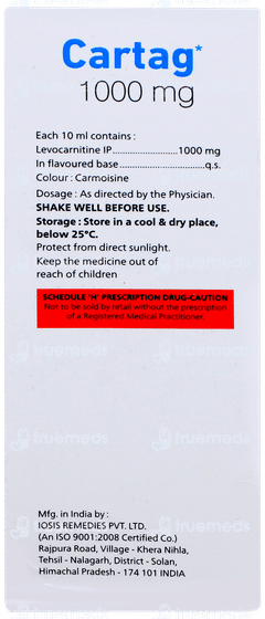 Cartag 500mg Syrup 60ml