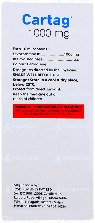 Cartag 500mg Syrup 60ml