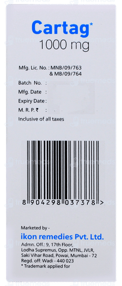 Cartag 500mg Syrup 60ml