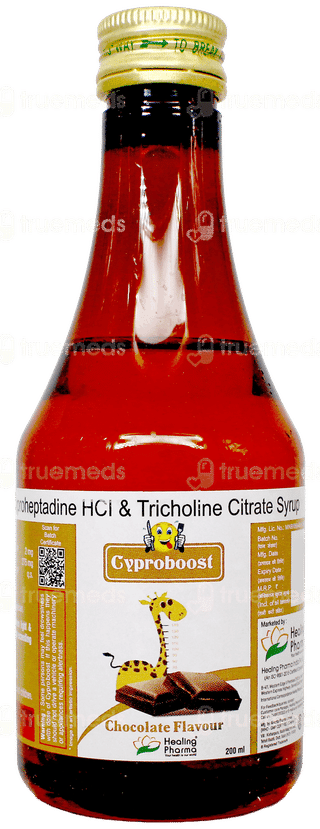 Cypro Boost Chocolate Flavour Syrup 200Ml