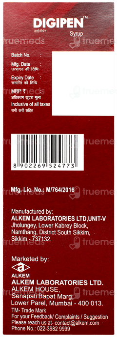 Digipen Mixed Fruit Flavour Syrup 200ml