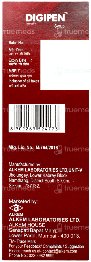 Digipen Mixed Fruit Flavour Syrup 200ml