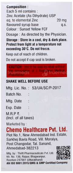 Zivise Syrup 100Ml