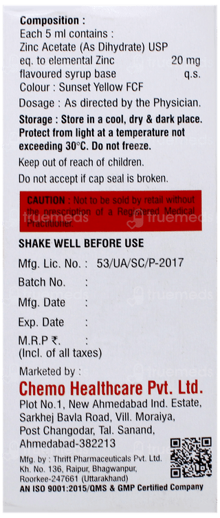 Zivise Syrup 100Ml