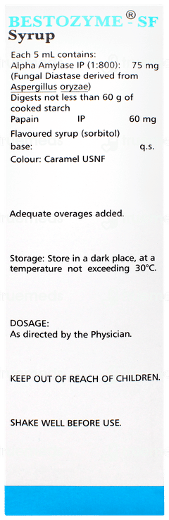 Bestozyme Sf Syrup 250ml