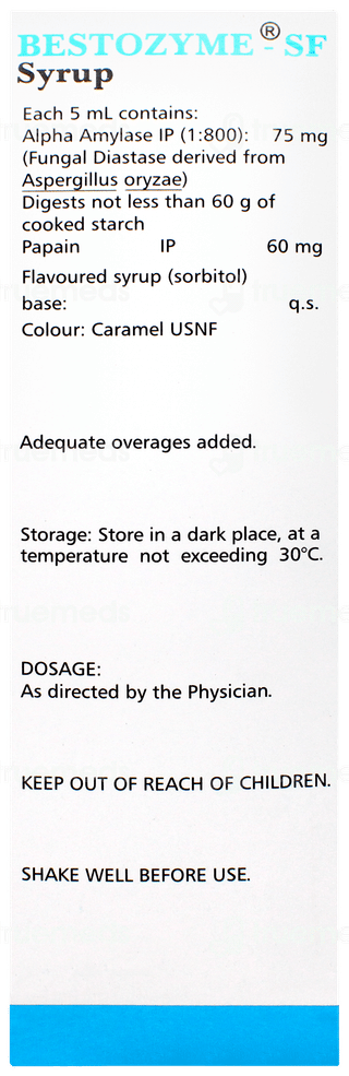 Bestozyme Sf Syrup 250ml