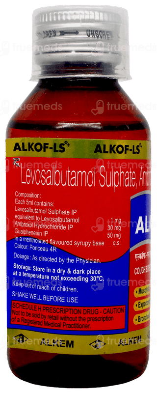 Alkof Ls + Expectorant 100Ml