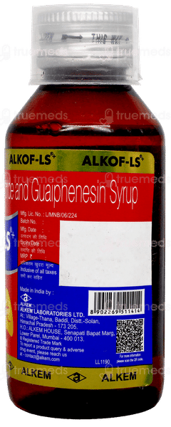Alkof Ls + Expectorant 100Ml Alkof Ls + Expectorant 100Ml