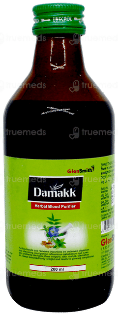 Damakk Herbal Blood Purifier Syrup 200ml