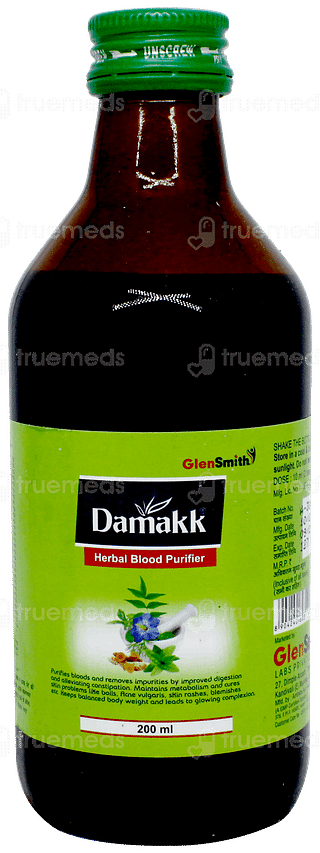 Damakk Herbal Blood Purifier Syrup 200ml