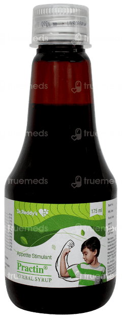 Practin Pineapple Flavour Herbal Syrup 175ml