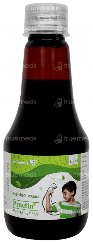 Practin Pineapple Flavour Herbal Syrup 175ml