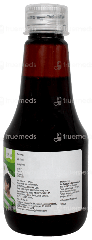 Practin Pineapple Flavour Herbal Syrup 175ml