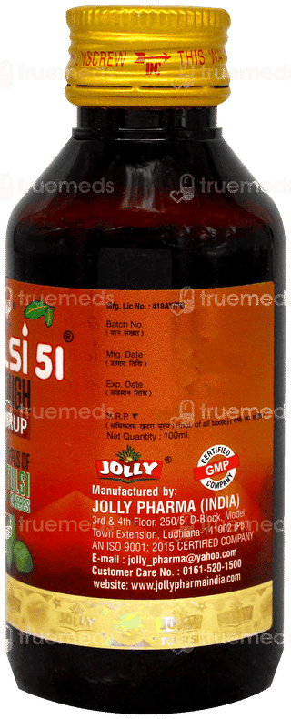 Jolly Tulsi 51 Syrup 100Ml