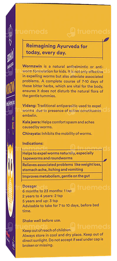 Siddhayu Wormzwin Herbal De Worming For Kids Syrup 150ml
