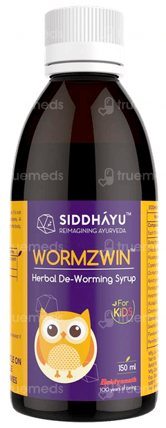 Siddhayu Wormzwin Herbal De Worming For Kids Syrup 150ml