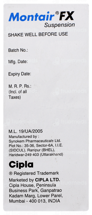 Montair Fx Mango Flavour Syrup 60ml