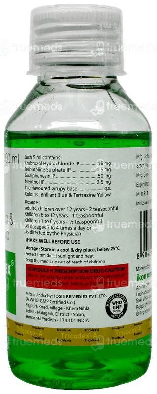 Tricodex A Syrup 100Ml