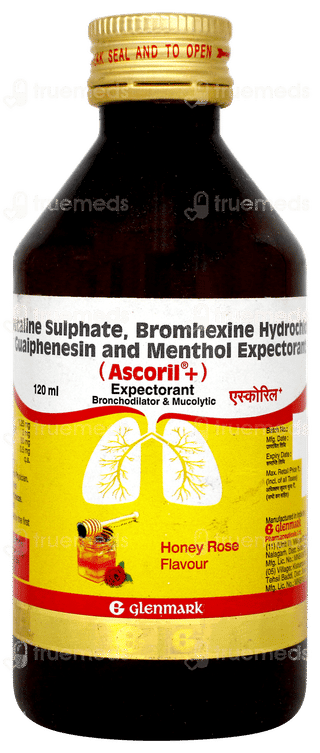 Ascoril + Honey Rose Flavour Expectorant 120ml