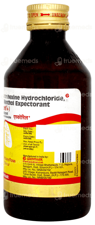 Ascoril + Honey Rose Flavour Expectorant 120ml