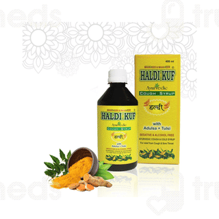 Mahaveer & Mahaveer Haldi Kuf Ayurvedic Cough Syrup 400ml