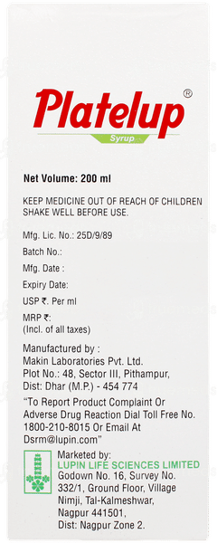 Platelup Syrup 200ml