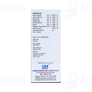 Germans Broncho Care And Cure Syrup 500ml