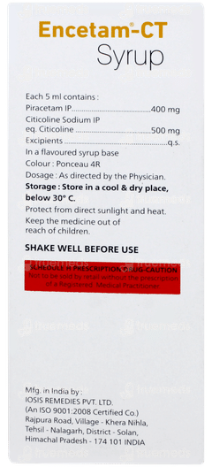 Encetam Ct Syrup 100ml
