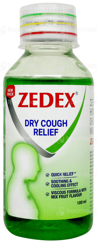 Zedex New Mix Fruit Flavour Syrup 100ml