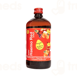 Cini Haemo Red Pineapple & Raspberry Flavour Syrup 450ml