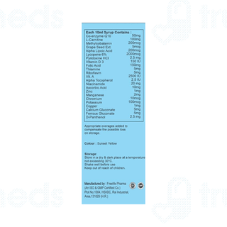 Spark Q10 Pineapple Flavour Syrup 200ml