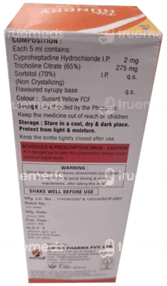 Antex Hungry Orange Flavour Syrup 200Ml Antex Hungry Orange Flavour Syrup 200Ml
