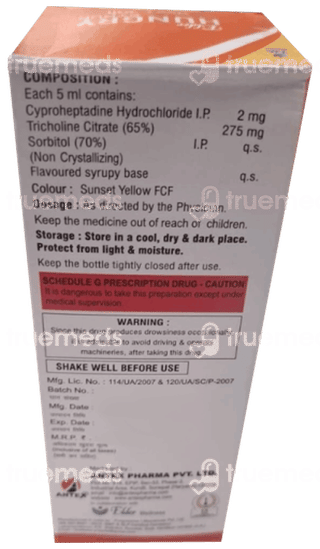 Antex Hungry Orange Flavour Syrup 200Ml