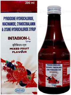 Intabion L Mixed Fruit Flavour Syrup 200ml