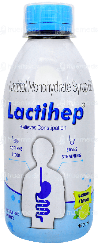 Lactihep Lemon Flavor Syrup 450ml