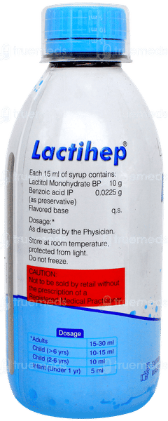 Lactihep Lemon Flavor Syrup 450ml Lactihep Lemon Flavor Syrup 450ml