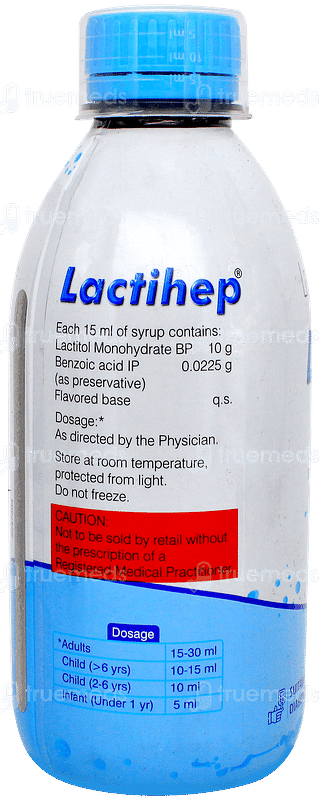 Lactihep Lemon Flavor Syrup 450ml