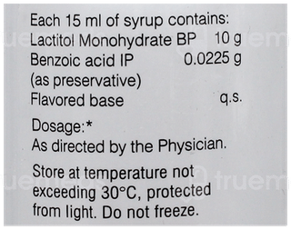 Lactihep Lemon Flavor Syrup 450Ml
